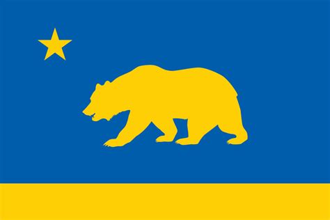 California Flag Redesign with state colors by DCBarnes12 on DeviantArt