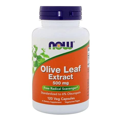 Now Foods Olive Leaf Ext 500 Mg 120 Vegetable Capsules Best Price