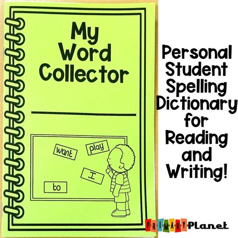 Personal Dictionaries Fun Spelling Dictionary For Independent Writers