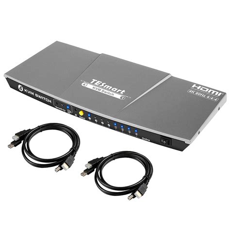 Jp Hdmi Kvm スイッチ 4ポート Kvmセレクター 4×1 Kvm切替器 4入力1出力 Pc 切り替え