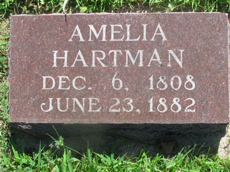 Amelia Theresia Zimmermann Hartman Find A Grave Memorial