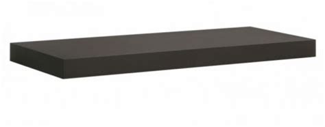 European Made Floating Shelf Luna Matte Black 900x250x50mm Topshelf