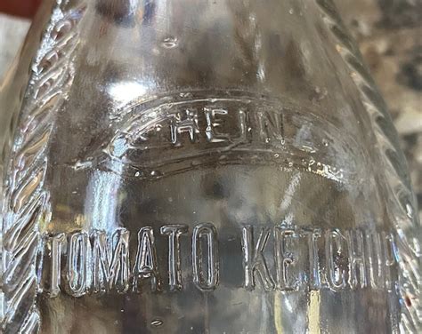 Vintage Heinz Ketchup Bottle Collectable Antique H J Heinz Tomato