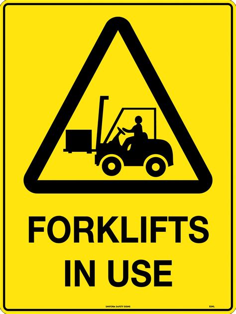 Caution Forklifts In Use Caution Signs USS