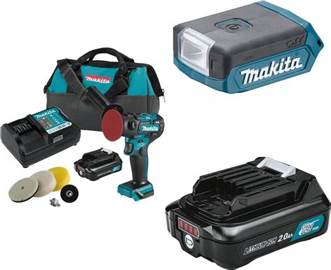 Makita Vp01r1 12v Max Cxt Lithium‑ion Brushless 3 Polisher 2 Sander Kit 2 0ah