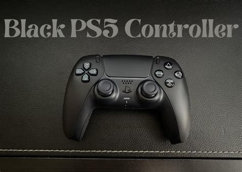 Black PS5 Controller - Techvtimes