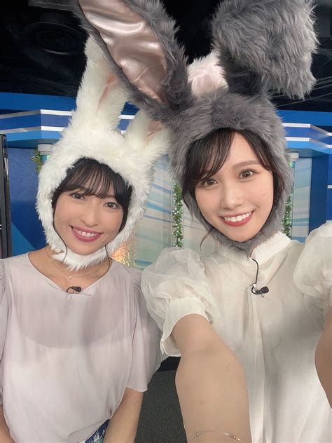 戸北美月ときたみづき On Twitter あいりんさんとお揃いのうさぎ帽子🐇 まさかクロストークで一緒に被ることができるなんて！嬉しかったですし、素敵な思い出になりました🌙💞