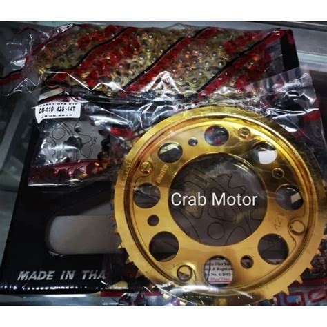 Osaki Lucky Gold Sprocket Set Cb X X Lazada Ph