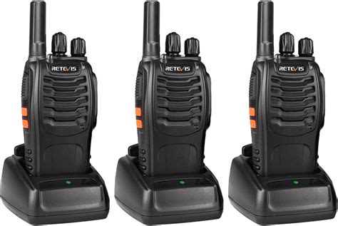 Retevis H Walkie Talkie Recargable De Largo Alcance Radios De