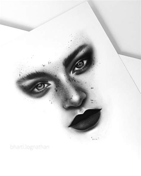 Charcoal on paper | Realistic drawings, Color pencil art, Art drawings ...