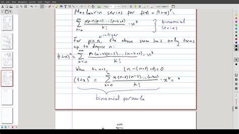 8 The Binomial Series Youtube