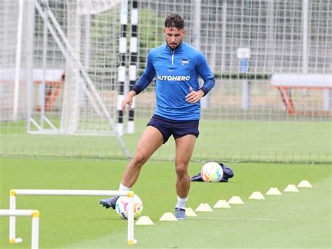 Marco Richter ist nach Tumor OP zurück Training von Hertha BSC