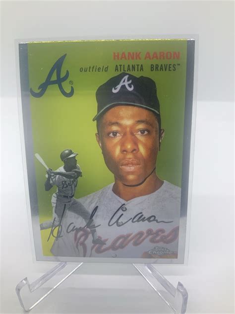 2023 Topps Chrome Platinum Anniversary 432 Hank Aaron EBay