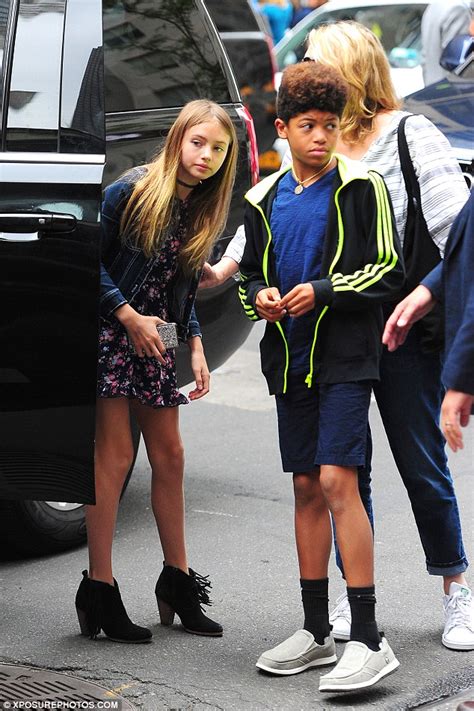 Heidi Klum S Daughter Leni Joins Her Mother And Siblings On New York Outing Daily Mail Online