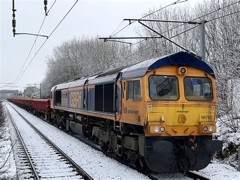 GBRf Class 66 66760 Holytown Saul O Kane Flickr