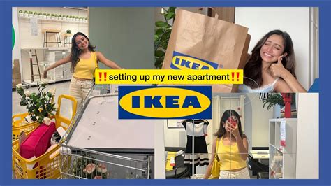 Ikea Vlog Haul Shopping For My New Apartment Huge Ikea Haul