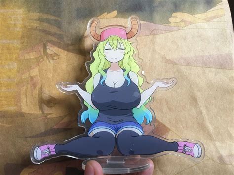 Anime Miss Kobayashis Dragon Maid Lucoa Acrylic Stand Figure Ebay