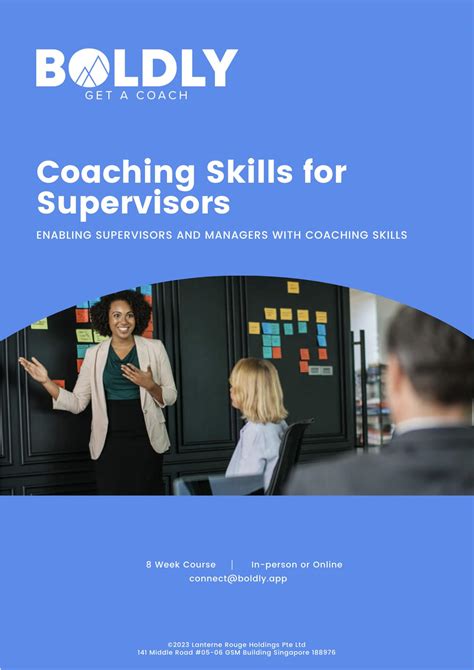 Coaching skills for supervisors