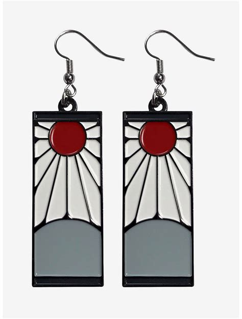 Demon Slayer Kimetsu No Yaiba Tanjiro Hanafuda Earrings Hot Topic