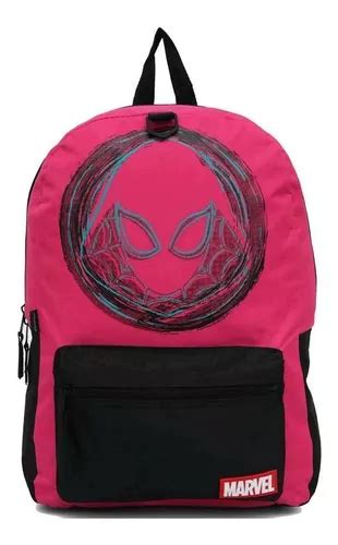 Mochila Escolar Marvel Para Madre E Hija Gwen Pink De Spider Man