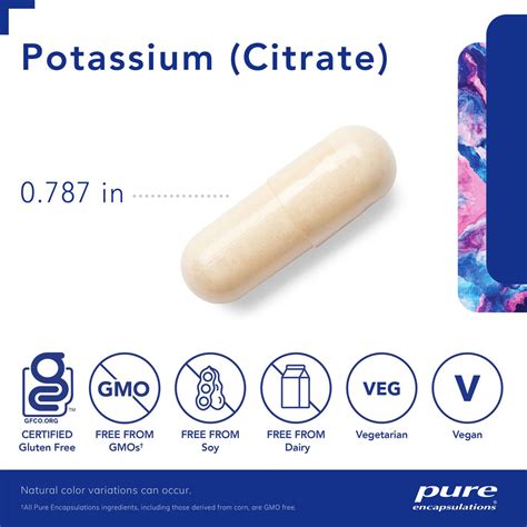 Pure Encapsulations Potassium Citrate Capsules