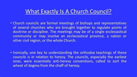 Ecumenical Church Councils