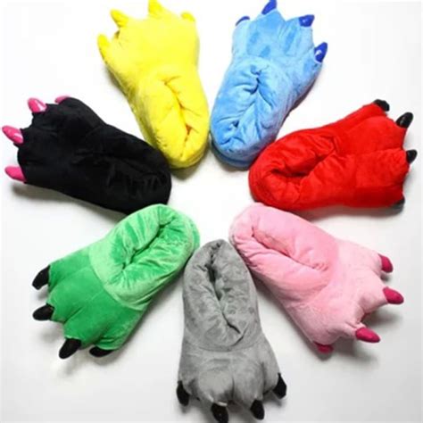 3D Animal Dinosaur Feet Toffel Nyhet Vuxna Barn Roliga Skor L(Adult) 65f7 | L(Adult) | Fyndiq