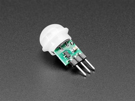 Breadboard Friendly Mini Pir Motion Sensor With Pin Header Id