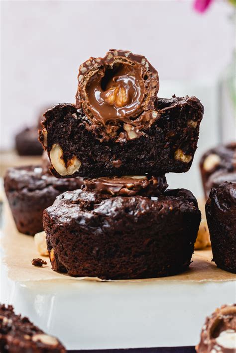 Ferrero Rocher Vegan Flourless Brownies Recipe The Feedfeed