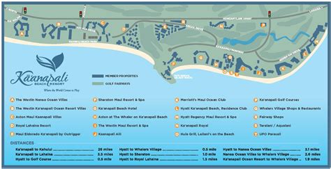 Kaanapali Beach Hotel Map