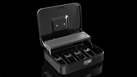 Cash Box Black Rigged 3d Model 39 Max Free3d