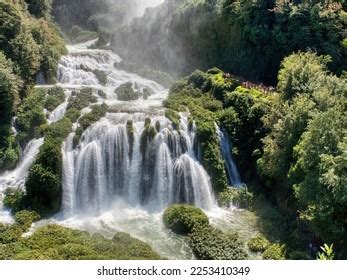 Cascata Delle Marmore Waterfall Created By Stock Photo 2253410349 ...