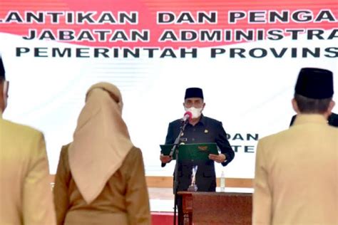 Gubernur Edy Rahmayadi Lantik 20 Pejabat Administrator Dan Pengawas