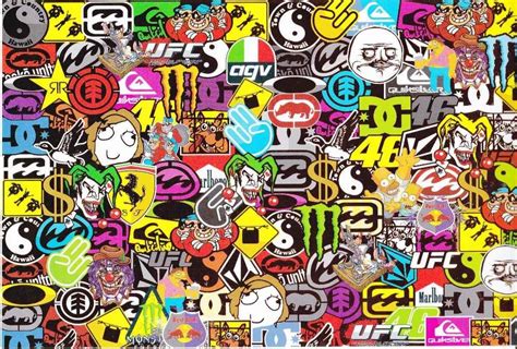 Sticker Bomb Wallpapers Wallpaper Cave