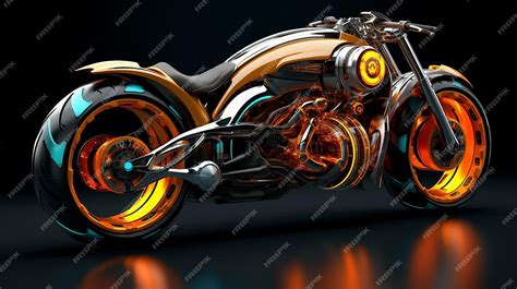 Premium AI Image | Future Bike Concept Art