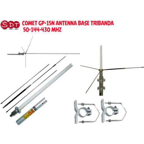 COMET GP 15N ANTENNA BASE TRIBANDA 50 144 430 MHZ