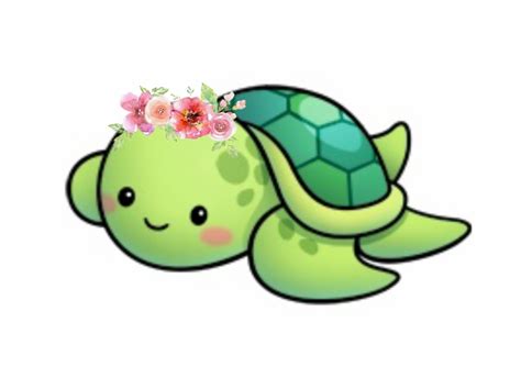 Girl Turtle Cartoon