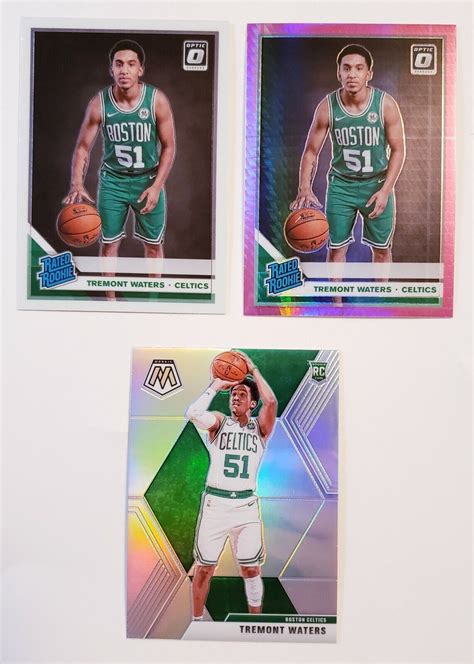 Donruss Optic Tremont Waters Rated Rookie Mosaic Hyper Pink