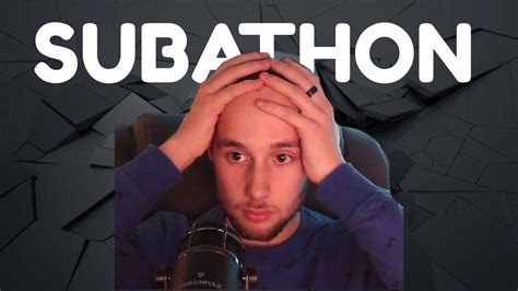 SUBATHON ZO LANG LIVE AL DE TIMER LOOPT YouTube