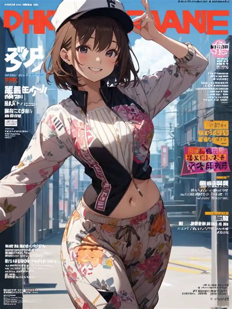 Ai Art ダンスミュージック雑誌のカバーガールの岩崎瑞希 By はむらび Pixai