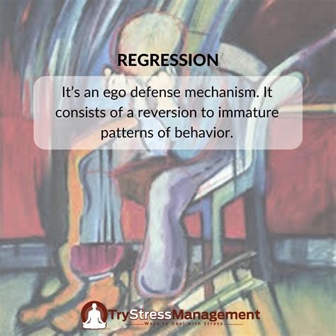 Regression According To Psychoanalyst Sigmund Freud Is A Defense