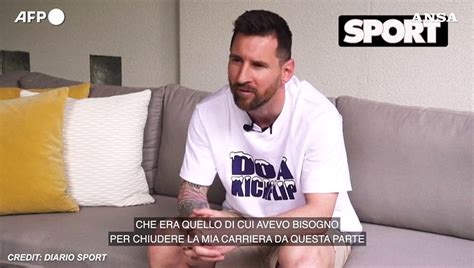 Messi Non Torno Al Barcellona Andro A Giocare A Miami Video