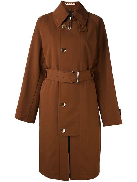 Marni тренчкот на молнии | Trench coat, Coat, Trench coat style