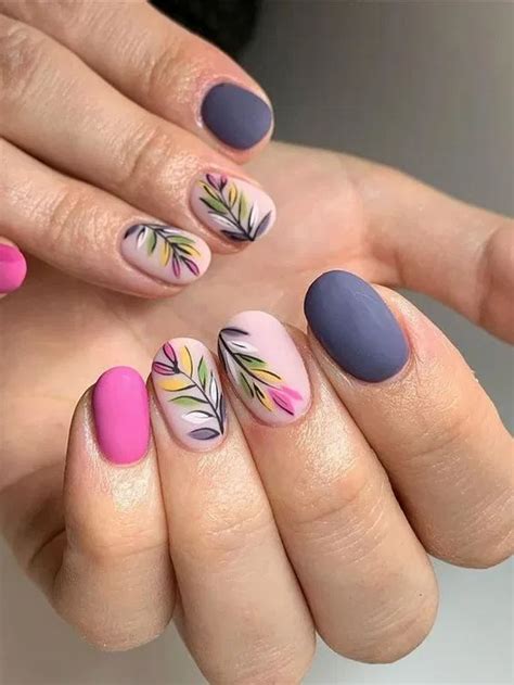 155 Gorgeous Spring Nail Art Designs Just For You Rose Gold Nails