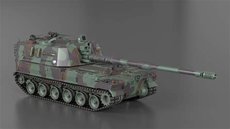 K9 Thunder Self Propelled Howitzer 3D Model - TurboSquid 2219454