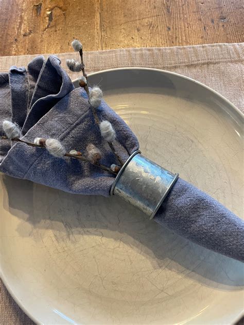 Felted Wool Pussy Willow Twig Table Accents Rustic Spring Decor Easter And Passover Decorating