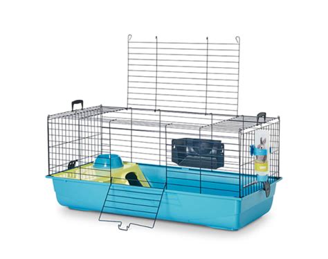 Cage Nero 3 De Luxe Bleu Marine Pour Lapin Nain Jardiland