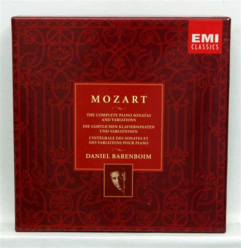 Daniel Barenboim Mozart The Complete Piano Sonatas Variations Emi