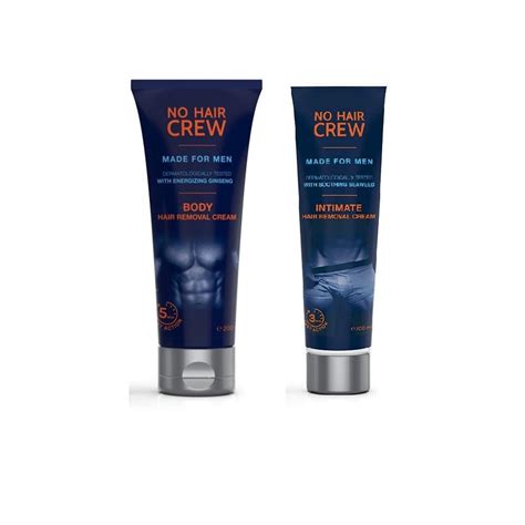 Combo No Hair Crew Crema Depilatoria Corporal De 200ml Crema