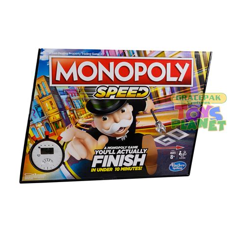 Hasbro Gaming E7033 Monopoly Speed Board Game